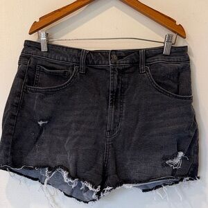 Wild Fable Charcoal Distressed Jean Women’s Denim Shorts size 14